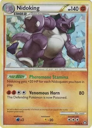 Triumphant - Nidoking Holo Cracked Ice