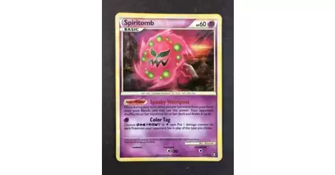 SPIRITOMB Triumphant 10/102 Rare Holo Pokemon Card 