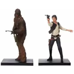 Han Solo & Chewbacca - ARTFX+