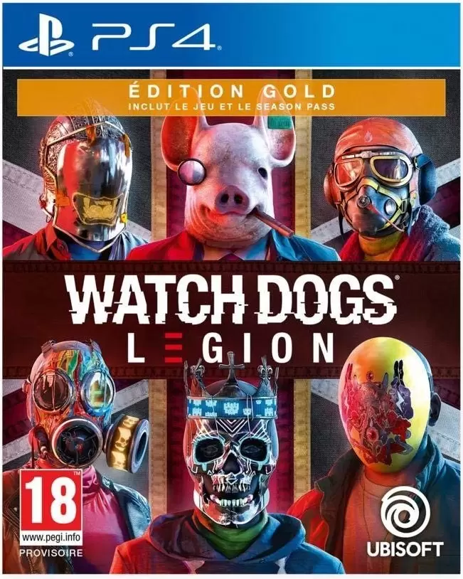 Jeux PS4 - Watch Dogs Legion Edition Gold