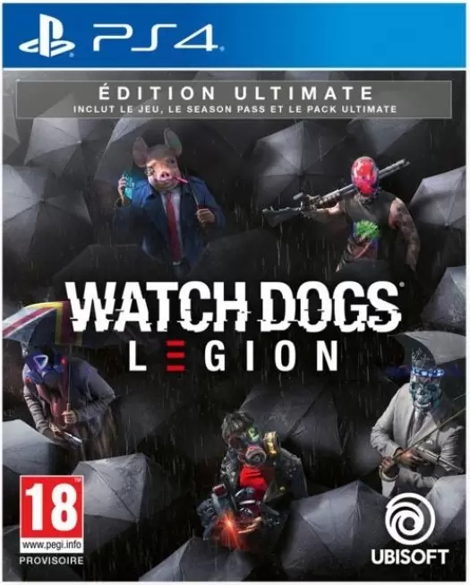Jeux PS4 - Watch Dogs Legion Edition Ultimate