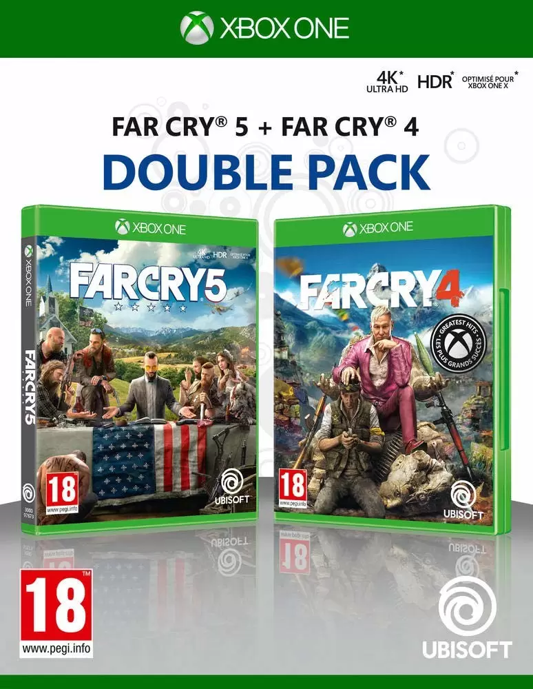 XBOX One Games - Far Cry 4 + Far Cry 5 - Double Pack