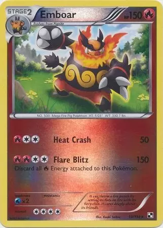 Black & White - Emboar Reverse