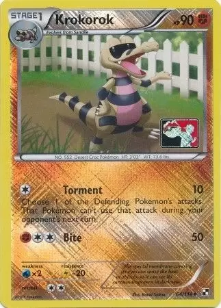 Black & White - Krokorok Reverse Pokemon League