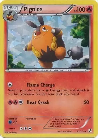 Black & White - Pignite Holo Cracked Ice