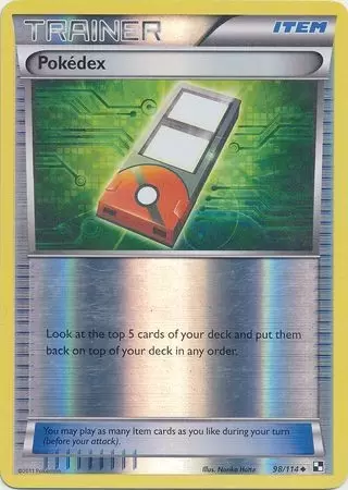 Pokédex Reverse - Black & White Pokémon card 98/114