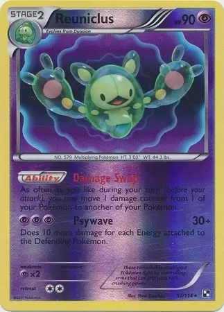 Black & White - Reuniclus Reverse