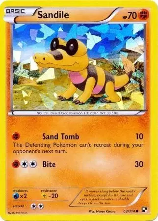 Black & White - Sandile Holo Cracked ICe