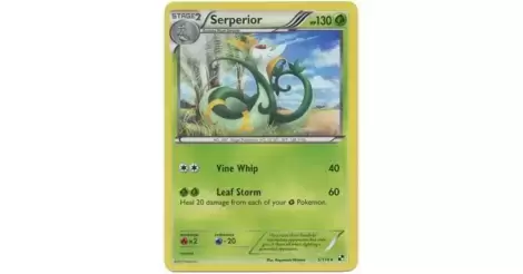 Serperior 5/114 Holo Rare Pokemon Card