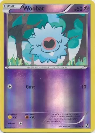 Black & White - Woobat Reverse