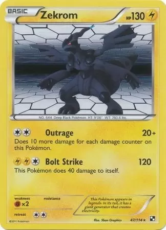 Pokemon Zekrom EX 192