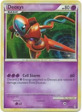 Call of Legends - Deoxys Holo