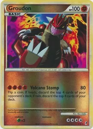 Call of Legends - Groudon Reverse