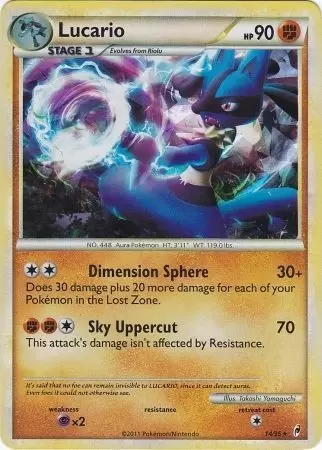 Call of Legends - Lucario Holo Cracked Ice