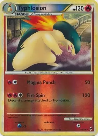 Call of Legends - Typhlosion Reverse