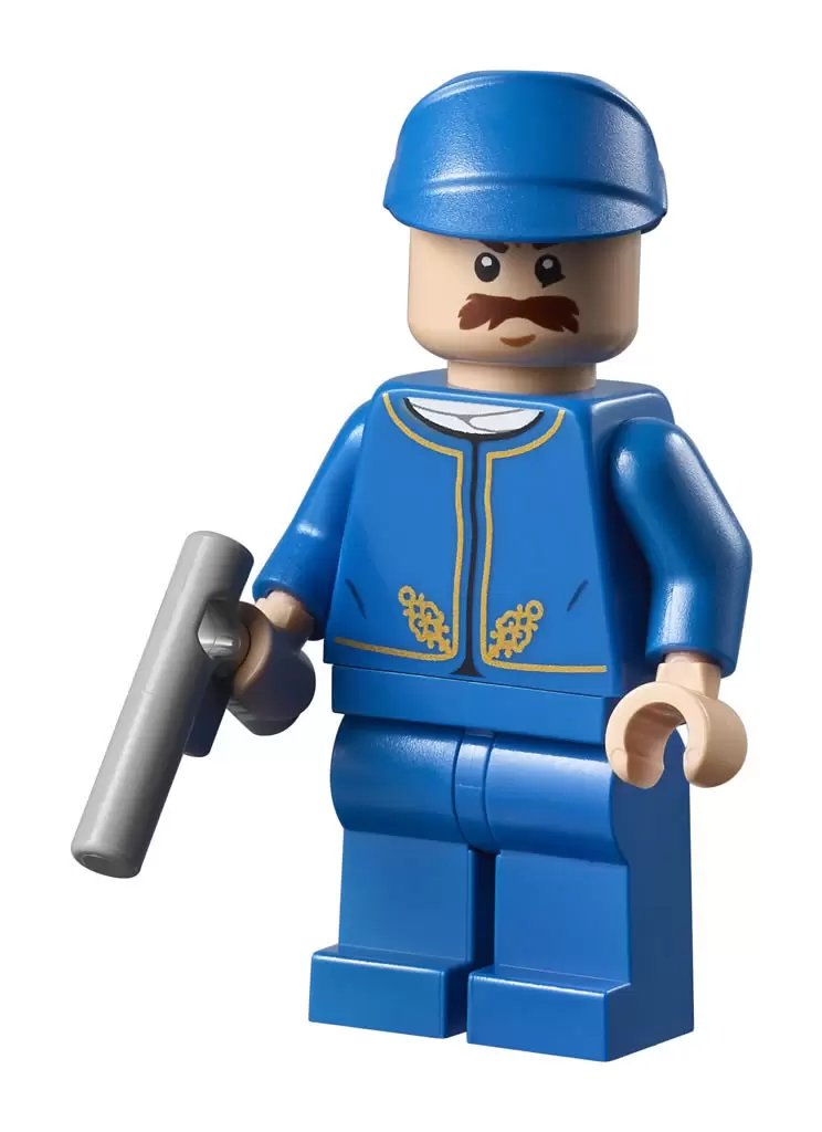 LEGO Star Wars Minifigs - Bespin Guard - Light Flesh Head, Detailed Gold Trim, Moustache