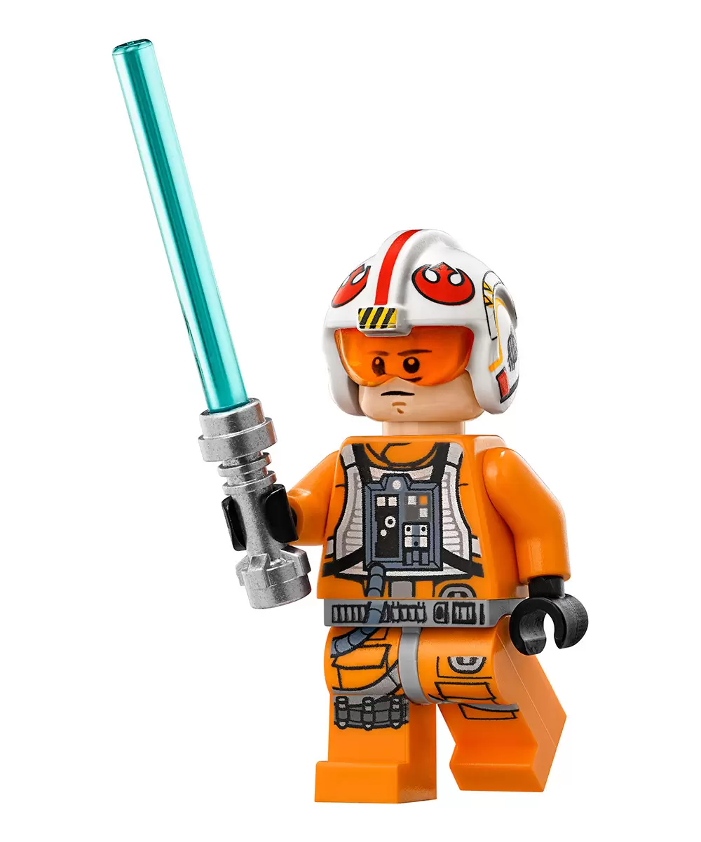 LEGO Star Wars Minifigs - Luke Skywalker (Pilot, Dual Molded Helmet)