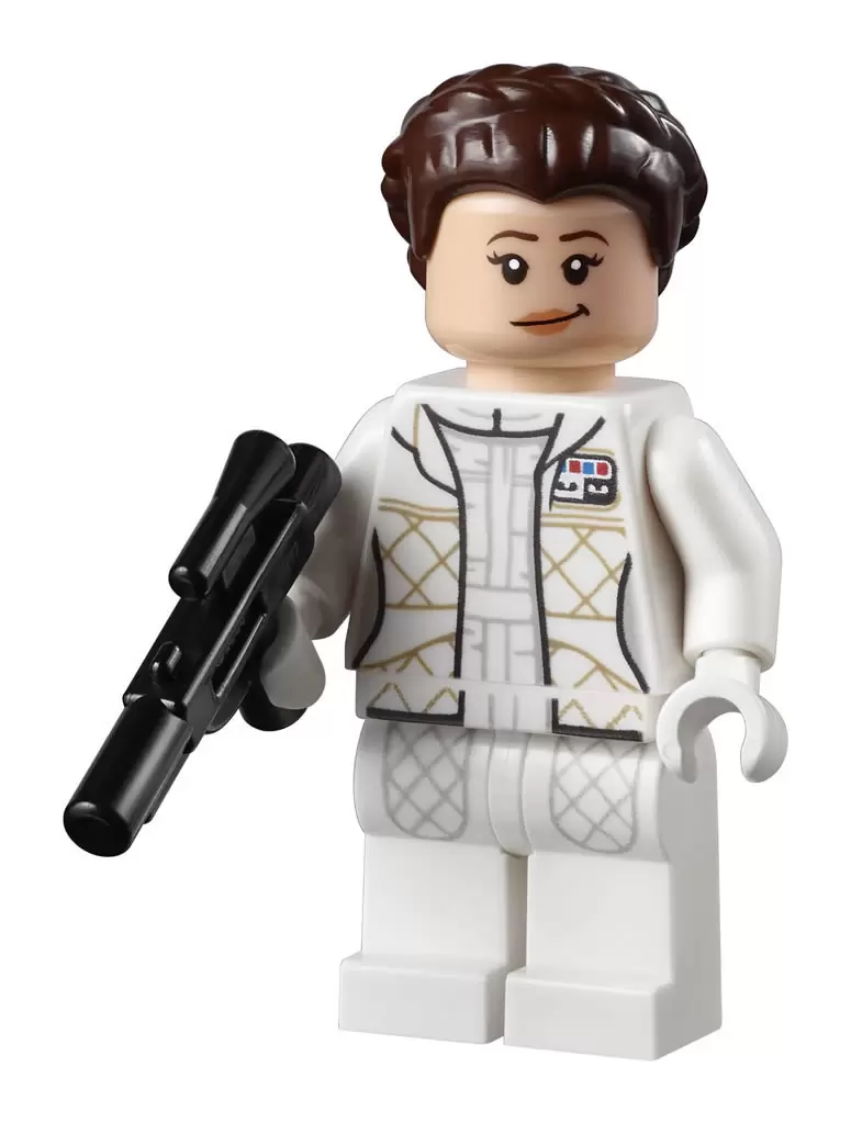 Minifigurines LEGO Star Wars - Princess Leia (Hoth Outfit White, Crooked Smile)
