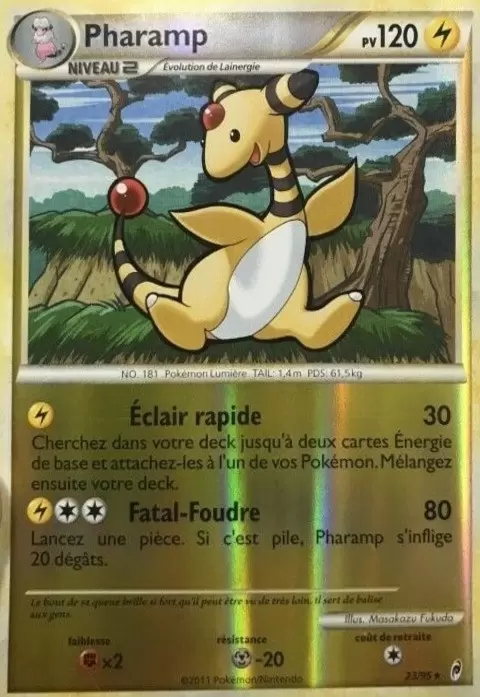 Pokémon L\'appel des Légendes - Pharamp Reverse