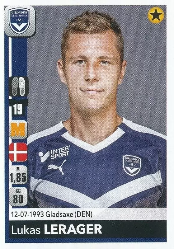 Championnat de France 2018-2019 - Lukas Lerager - Girondins de Bordeaux