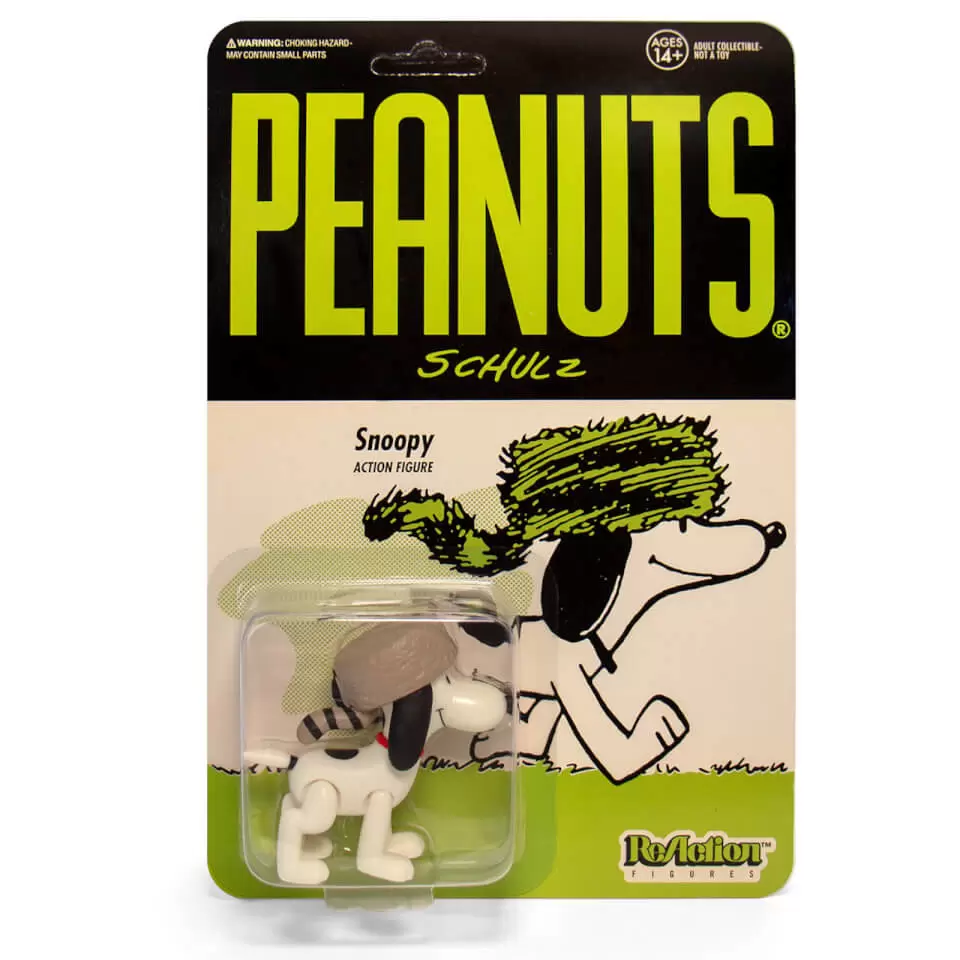 ReAction Figures - Peanuts - Raccoon Hat Snoopy