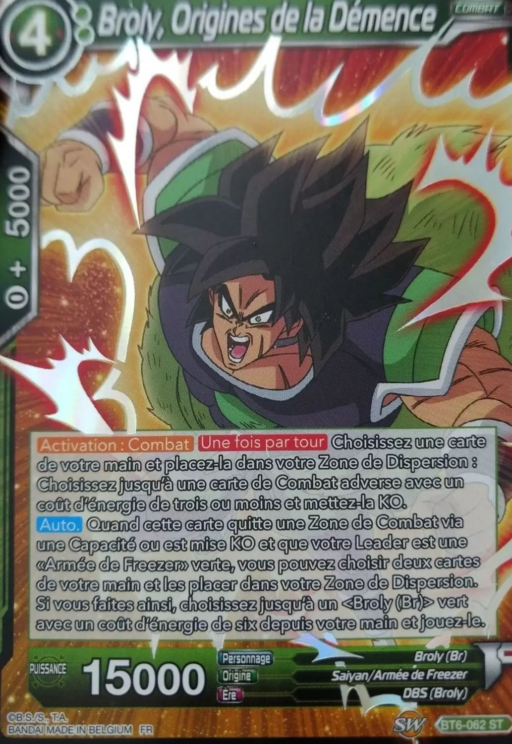 Destroyer Kings [BT6] - Broly, Origines de la Démence (silver)