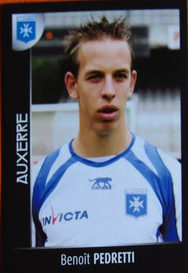 Foot 2008 - Championnat de France de L1 et L2 - Benoît Pedretti - Auxerre