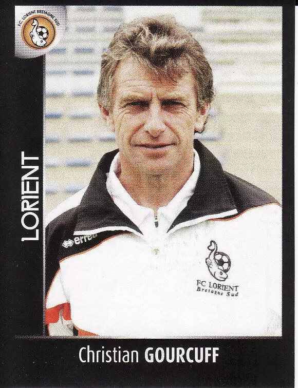Foot 2008 - Championnat de France de L1 et L2 - Christian Gourcuff - Lorient