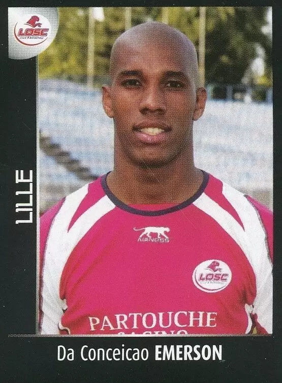Foot 2008 - Championnat de France de L1 et L2 - Da Conceicao Emerson - Lille