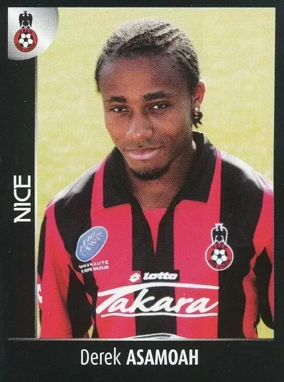 Foot 2008 - Championnat de France de L1 et L2 - Derek Asamoah - Nice