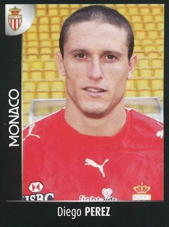 Foot 2008 - Championnat de France de L1 et L2 - Diego Perez - Monaco