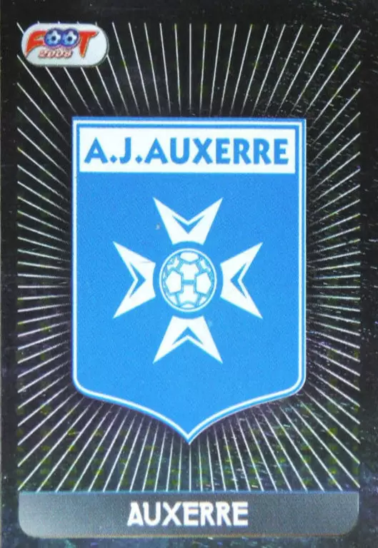 Foot 2008 - Championnat de France de L1 et L2 - Écusson Auxerre - Auxerre