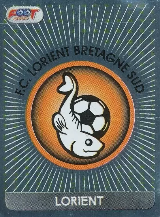 Foot 2008 - Championnat de France de L1 et L2 - Écusson Lorient - Lorient