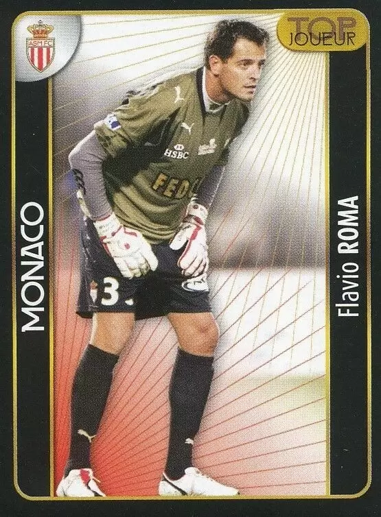 Foot 2008 - Championnat de France de L1 et L2 - Flavio Roma (Top joueur n°1) - Monaco