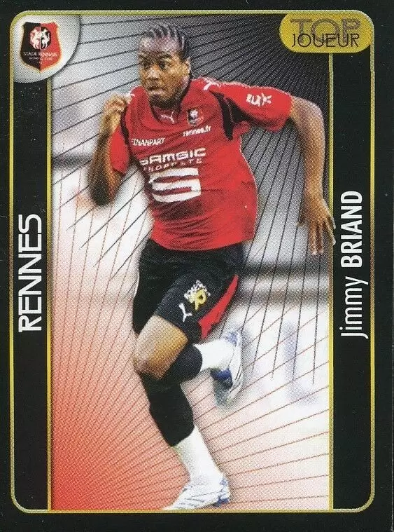 Foot 2008 - Championnat de France de L1 et L2 - Jimmy Briand (Top joueur n°2) - Rennes