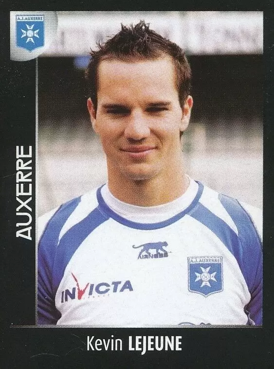 Foot 2008 - Championnat de France de L1 et L2 - Kevin Lejeune - Auxerre