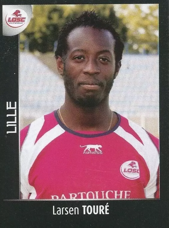 Foot 2008 - Championnat de France de L1 et L2 - Larsen Touré - Lille