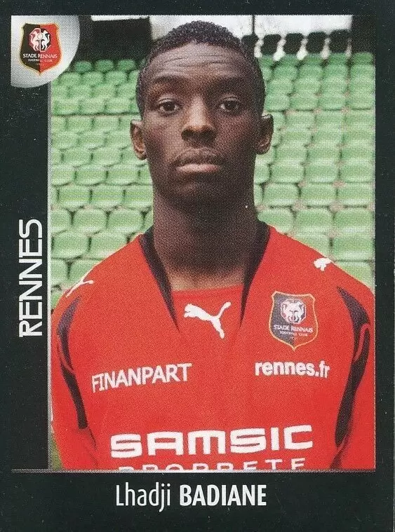 Foot 2008 - Championnat de France de L1 et L2 - Lhadji Badiane - Rennes