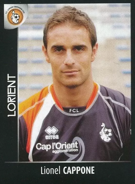 Foot 2008 - Championnat de France de L1 et L2 - Lionel Cappone - Lorient