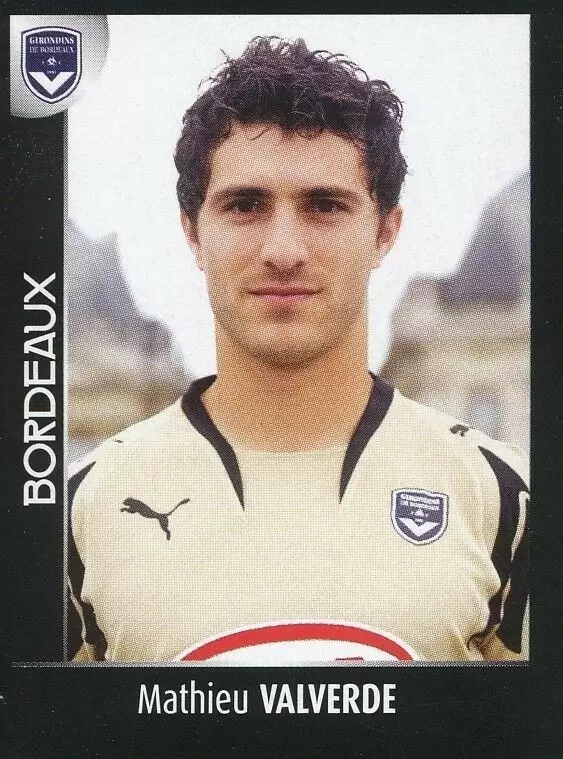 Foot 2008 - Championnat de France de L1 et L2 - Mathieu Valverde - Bordeaux