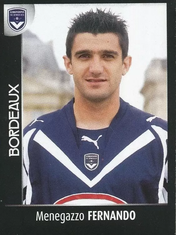 Foot 2008 - Championnat de France de L1 et L2 - Menegazzo Fernando - Bordeaux