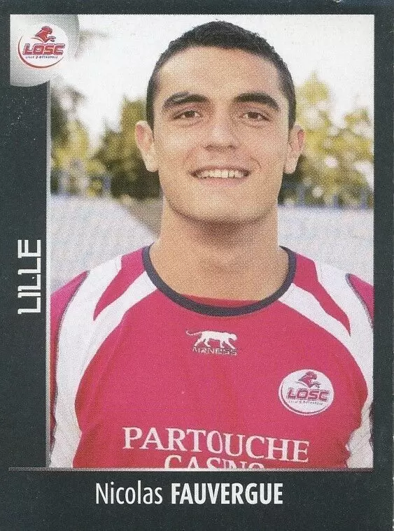 Foot 2008 - Championnat de France de L1 et L2 - Nicolas Fauvergue - Lille