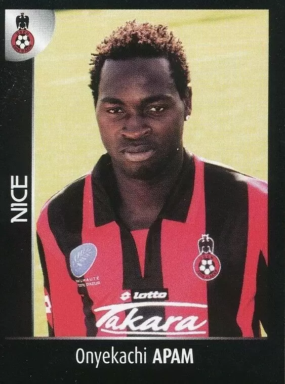 Foot 2008 - Championnat de France de L1 et L2 - Onyekachi Apam - Nice
