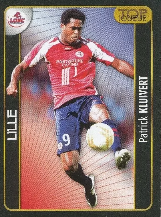 Foot 2008 - Championnat de France de L1 et L2 - Patrick Kluivert (Top joueur n°1) - Lille