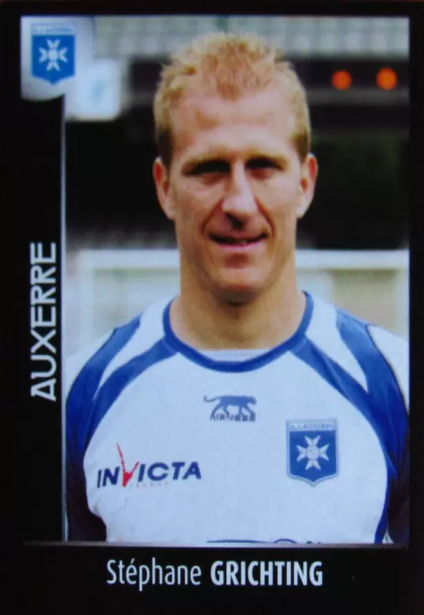 Foot 2008 - Championnat de France de L1 et L2 - Stéphane Grichting - Auxerre