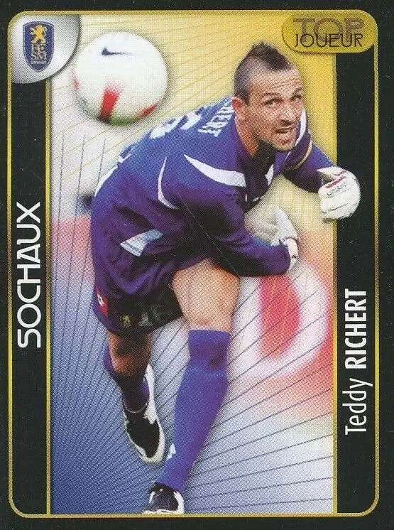 Foot 2008 - Championnat de France de L1 et L2 - Teddy Richert (Top joueur n°1) - Sochaux