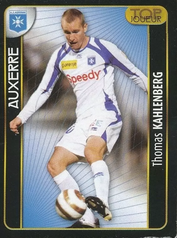 Foot 2008 - Championnat de France de L1 et L2 - Thomas Kahlenberg (Top joueur n°1) - Auxerre