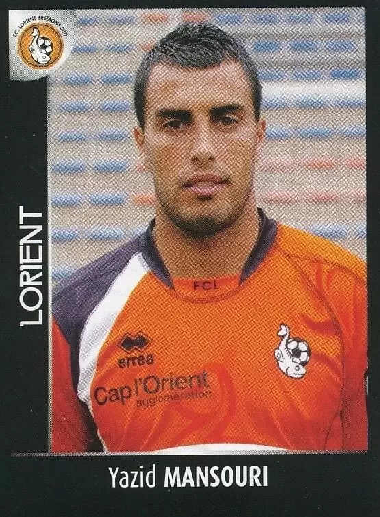 Foot 2008 - Championnat de France de L1 et L2 - Yazid Mansouri - Lorient