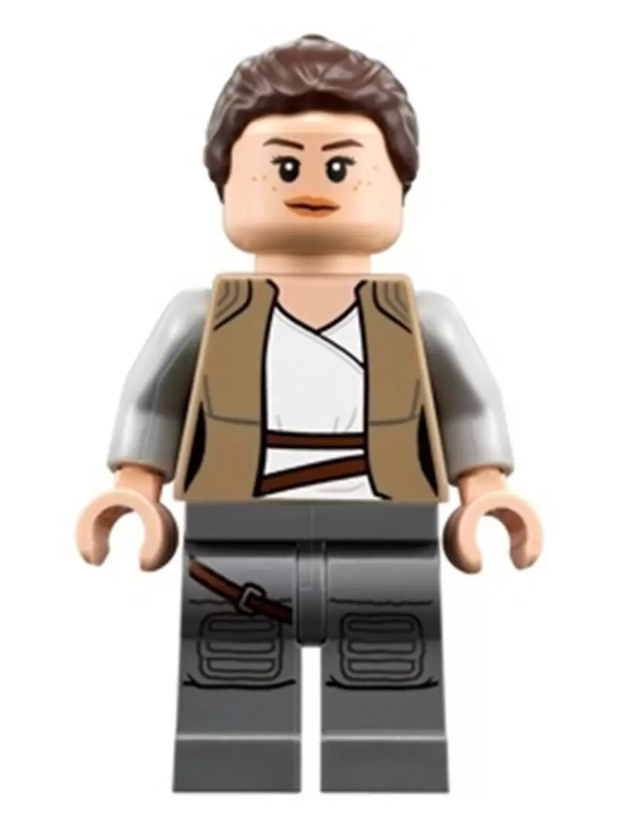 Minifigurines LEGO Star Wars - Rey - Dark Tan Jacket