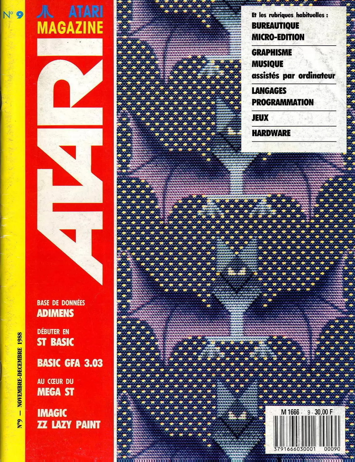 Atari Magazine (1ère série) - Atari Magazine (1ère série) n°9